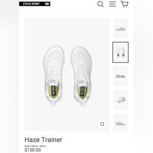 NWT - Strike Mvmnt - Haze Trainer - Bright White / White